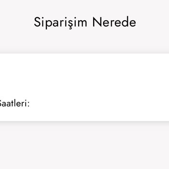 Sipariş Verdim, Ayakkabılar Ortada Yok!