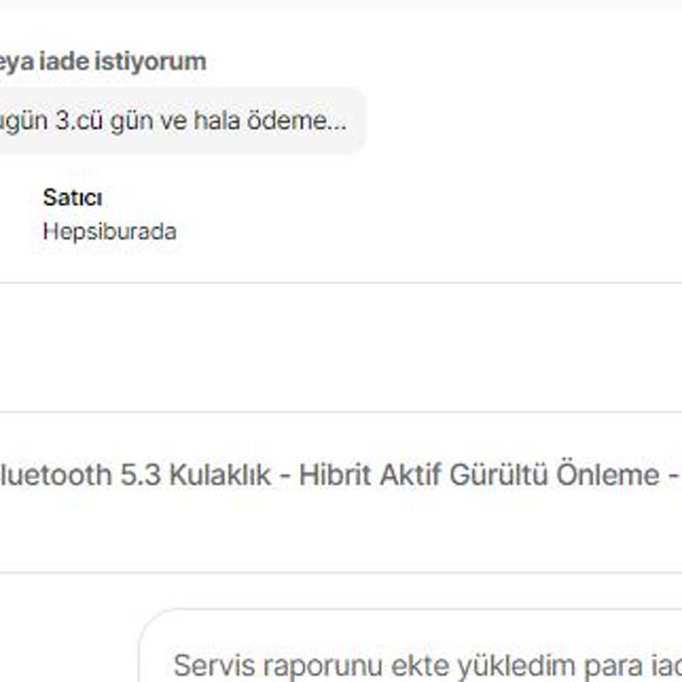 Ücret İadesi Sürecinde Yaşanan Gecikme