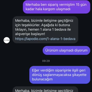 Geciken Ürün Teslimatı Ve İletişim Sorunları
