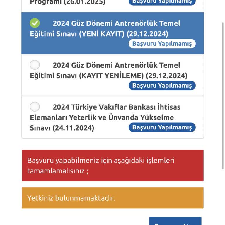 Anadolu Üniversitesi Başvuru Sorunu: Yetki Hatası
