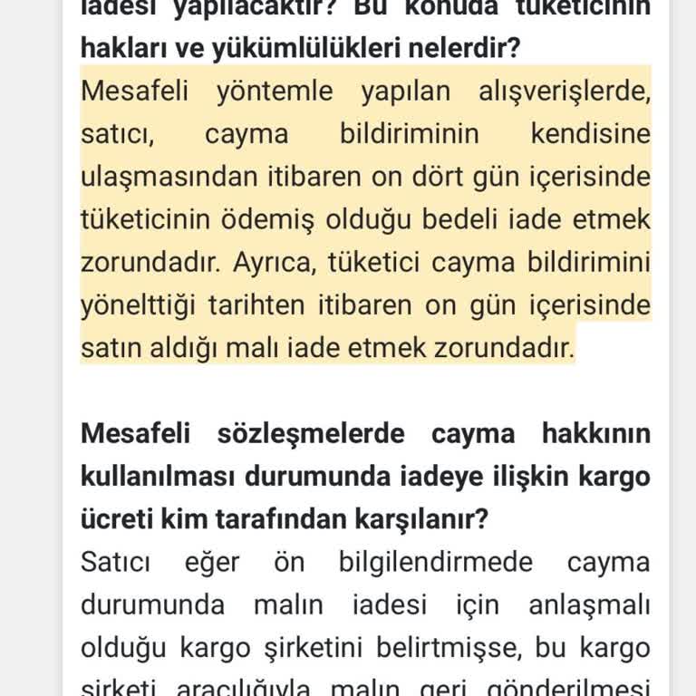 İade Sürecindeki Sorumsuzluk Ve Gecikme