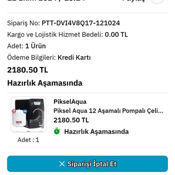 Su Arıtma Cihazı Teslimatında Gecikme Sorunu