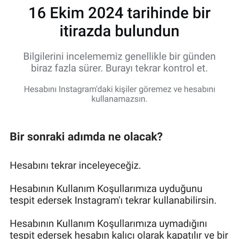 Instagram Hesabım Haksız Yere Askıya Alındı, İtirazım Yanıtsız Kaldı