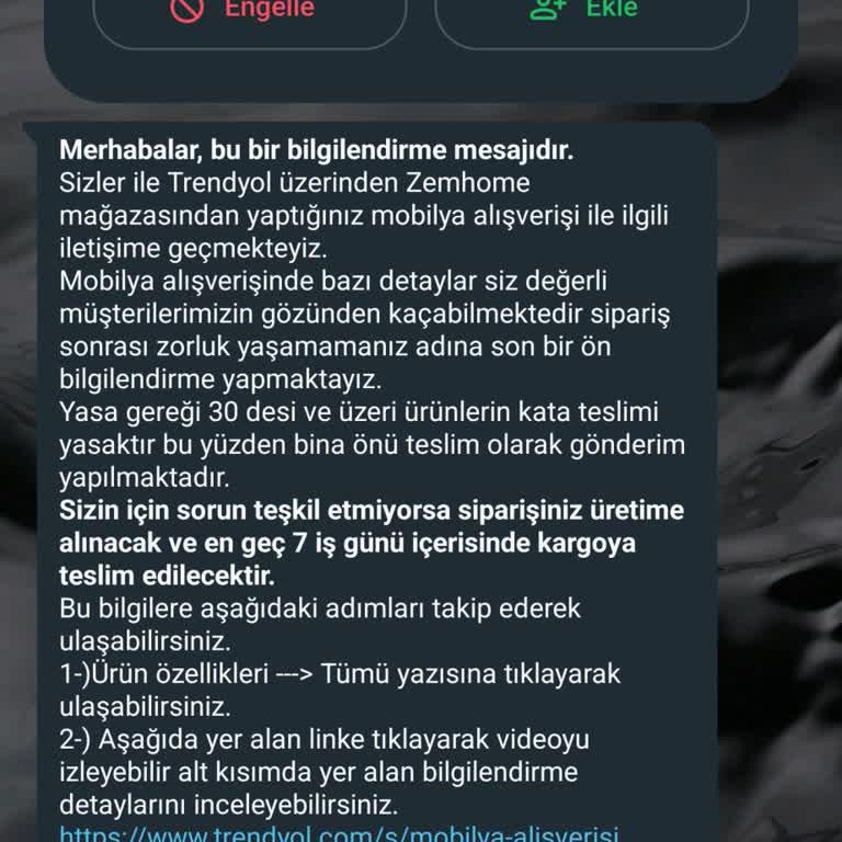 Koltuk Teslimatında Beklenmedik Zorluk: Zem Home'un Lojistik Sorunu