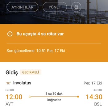 EDreams Uçuş Rötarı Bilgisi Yanlış Verildi, Mağdur Oldum