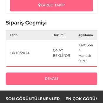 İletişim Sorunu Ve Sipariş Durumu Hakkında Yardım Talebi