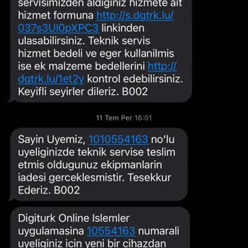 Yan Oda Üyeliği Ekipman İadesinde Sorun