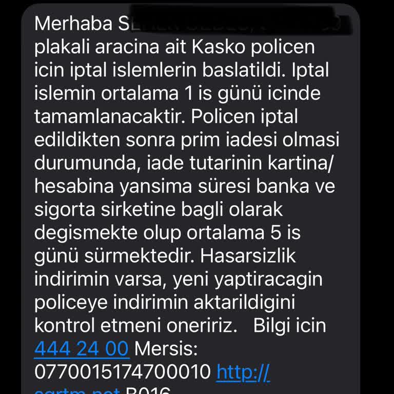 Sigorta İptalinde Mağduriyet Ve İletişim Sorunları