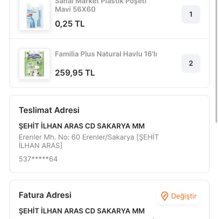 Migros Sanal Market: Sipariş Teslimatında Hayal Kırıklığı