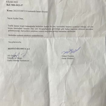 Sigorta Şirketinin Hatalı Tramer İşlemi Ve İlgisiz Müşteri Hizmetleri