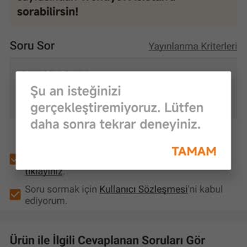 Trendyol'da Satıcıya Ulaşamama Sorunu