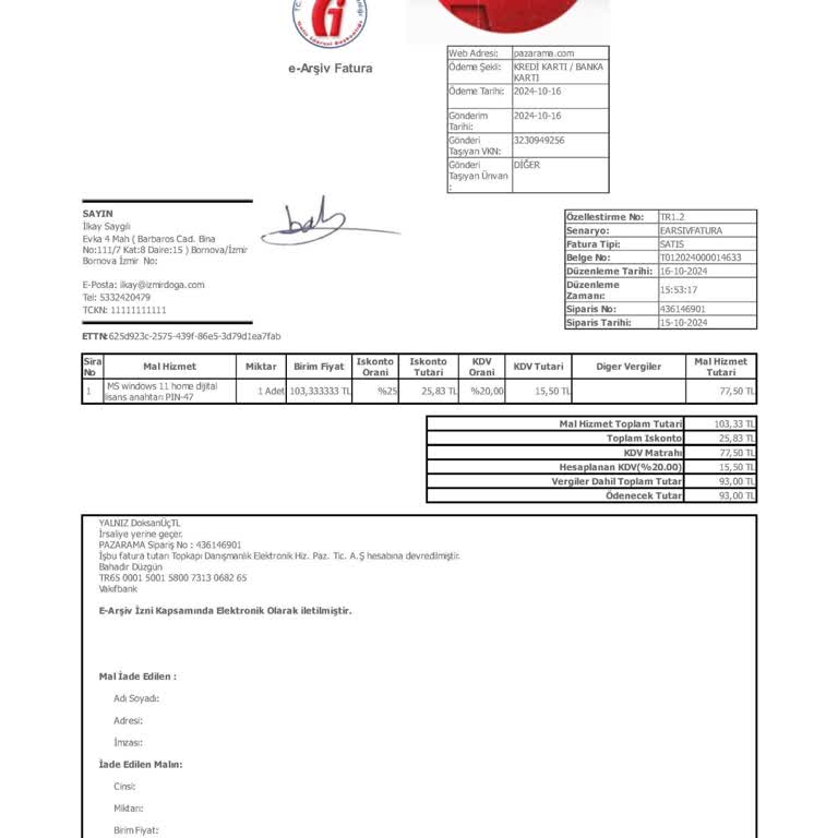 Pazarama'dan Dijital Lisans Teslimatında Sorun