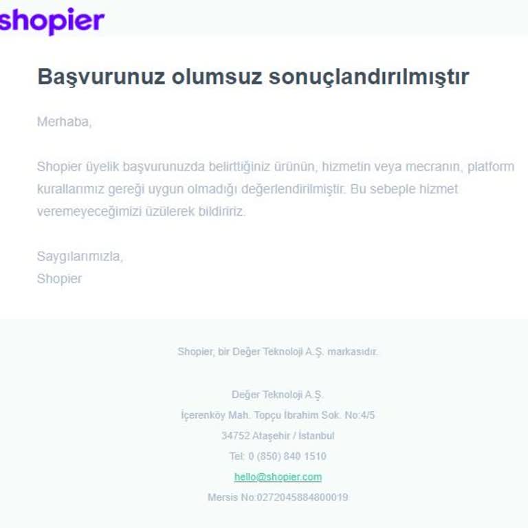 Shopier Sanal Pos Başvurusunda Belirsizlik Ve İletişim Eksikliği