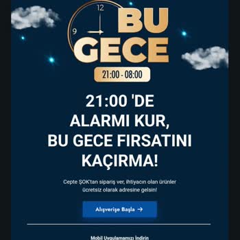 Şok Marketler Gece Kampanyası Hüsranı: Sipariş İptaliyle Hayal Kırıklığı