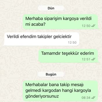 Sipariş Sonrası İletişim Engeli Ve Para İadesi Talebi