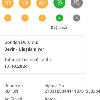 Koton Online Alışverişte Kargo Sorunu Ve Müşteri Mağduriyeti
