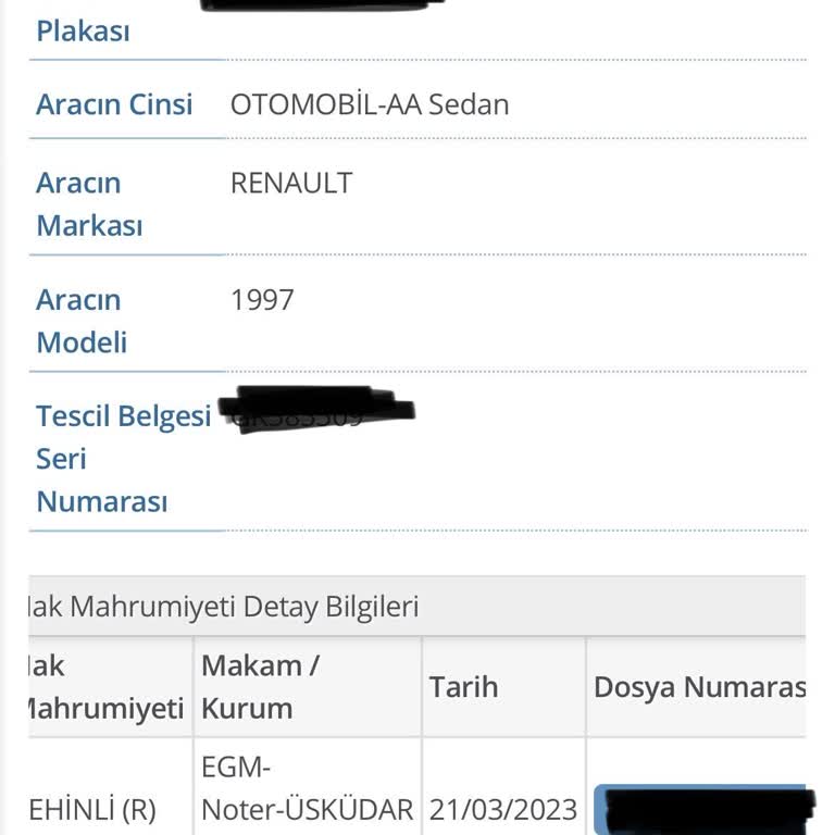 Borcum Bitti Ama Araç Halen İpotekli