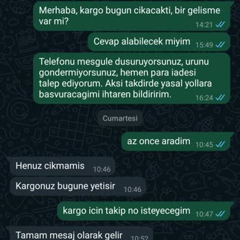Ödeme Yapıldı, Ne Ürün Var Ne İade