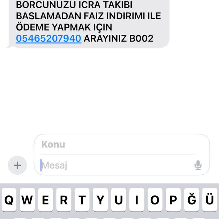 Yanıltıcı Borç Bildirimi Ve Kişisel Veri İhlali Şikayeti