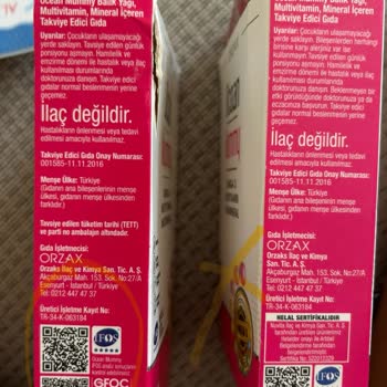 Orzax İlaç Hamilelikte Vitamin Ürünlerinde Yanıltmaca Şüphesi