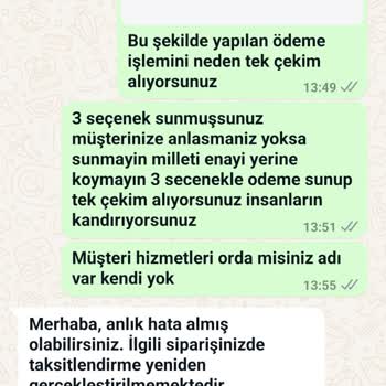 Yanıltıcı Taksit Seçenekleri Ve Müşteri Hizmetleri Sorunu