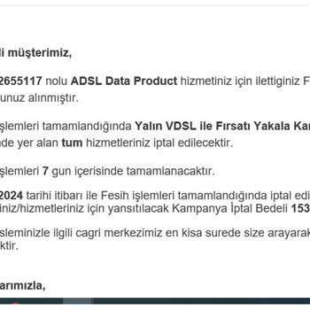 İnternet Hızı Ve Müşteri Hizmetleri Sorunu