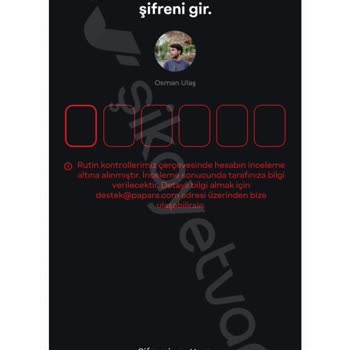 Papara Hesap Blokesi: Uzun Süreli Erişim Sorunu