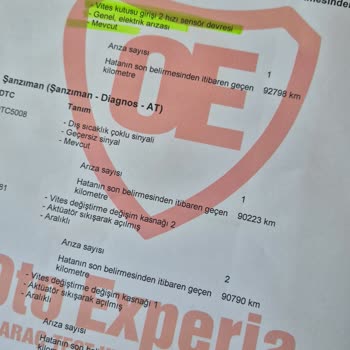 Ekspertiz Raporundaki Eksiklikler Yüzünden Büyük Şanzıman Sorunu Yaşadım