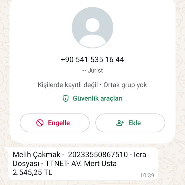 Müşteri Şikayeti: İcra Davasıyla Karşılaşma