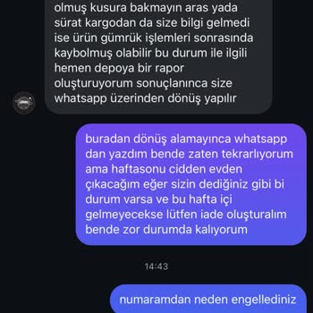 Kaybolan Ürün Ve İletişim Sorunları