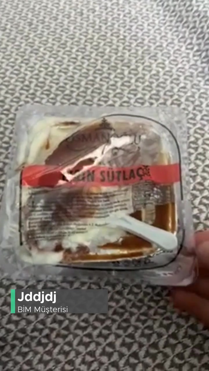 BİM Osmanoğlu Fırın Sütlaç Bozuk Çıktı! videonun kapak resmi