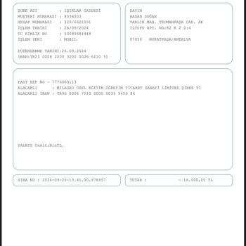 Milagro Kreşi'nde Ücret İadesi Sorunu