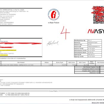 Adıma Düzenlenmiş Sahte Fatura Ve Alışverişler Hakkında Şikayet