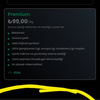 Tabii Uygulamasında Çözülmeyen Premium Abonelik Sorunu