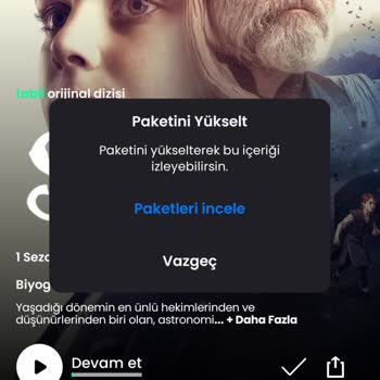 Tabii Uygulamasında Çözülmeyen Premium Abonelik Sorunu