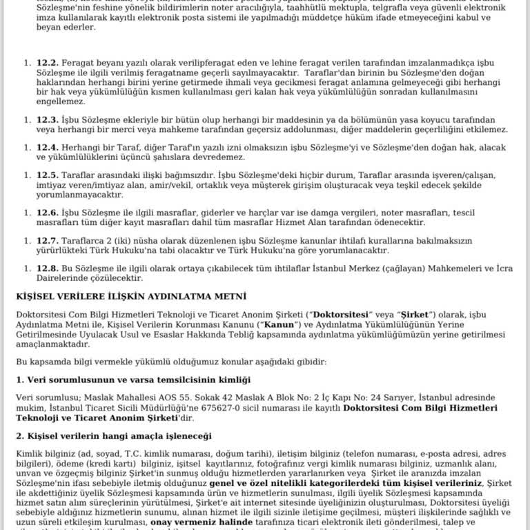Doktorlar Sitesi Üyelik İptali Ve Sözleşme Sorunu