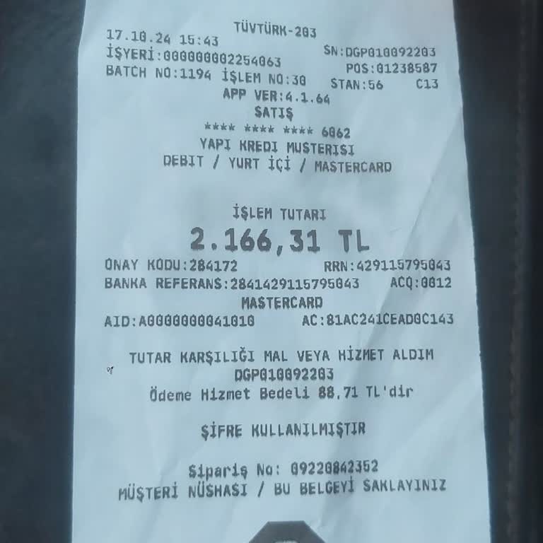 Hizmet Bedeli Şoku: Ekstra Ücret Alındı