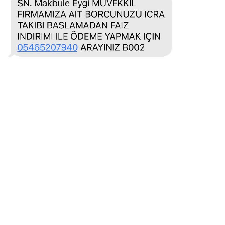 İzinsiz Kişisel Veri Kullanımı Ve Yanıltıcı İcra Mesajı Şikayeti