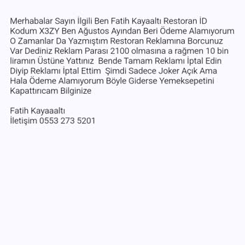 Ödeme Sorunu Ve Bitmeyen Borç İddiası