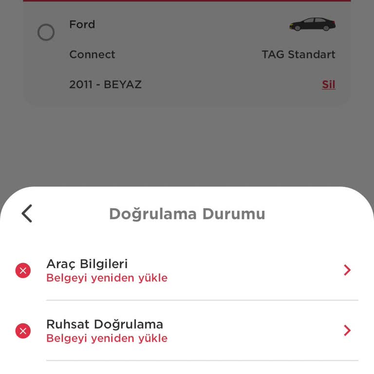 Martı Tag Aracımı Reddetti: Ford Connect 2011 Neden Uygun Değil?