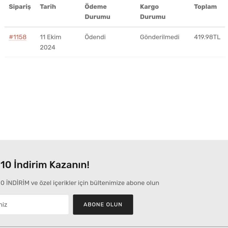 Kargolanmayan Ürün Ve İletişim Sorunları