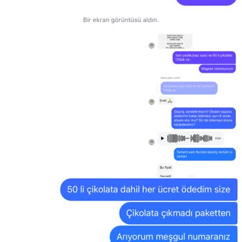 Eksik Ürün Ve İletişimsizlik Mağduriyeti