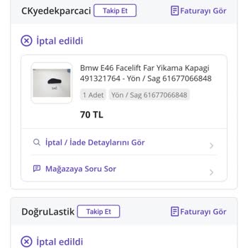 Yanlış Sipariş İadesinde Gecikme Sorunu