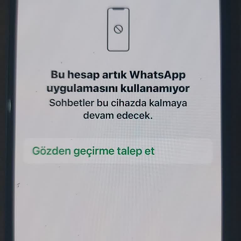 WhatsApp Erişim Sorunu Ve Destek Eksikliği