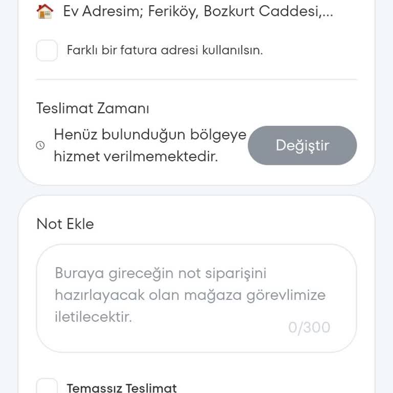 A101 Kapında Uygulaması Teslimat Sorunu