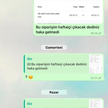 Eksik Ürünler Ve Yanıtsız Müşteri Hizmeti