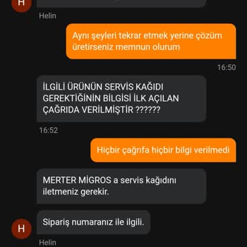 Migros Sanal Market: Çözüm Yerine Sorunla Karşılaştım