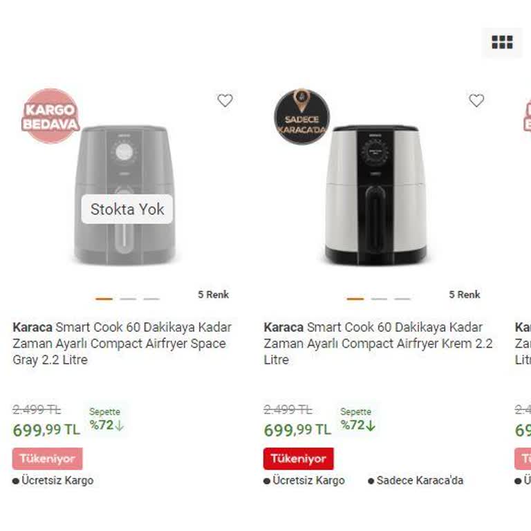 Karaca Online Alışverişte Stok Sorunu Ve Müşteri Yanıltması