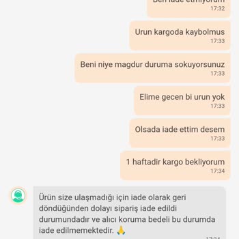 Kayıp Ürün İçin Haksız Kesinti