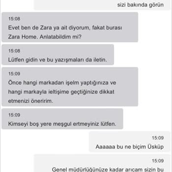 Zara Home Müşteri Hizmetleri Şoku